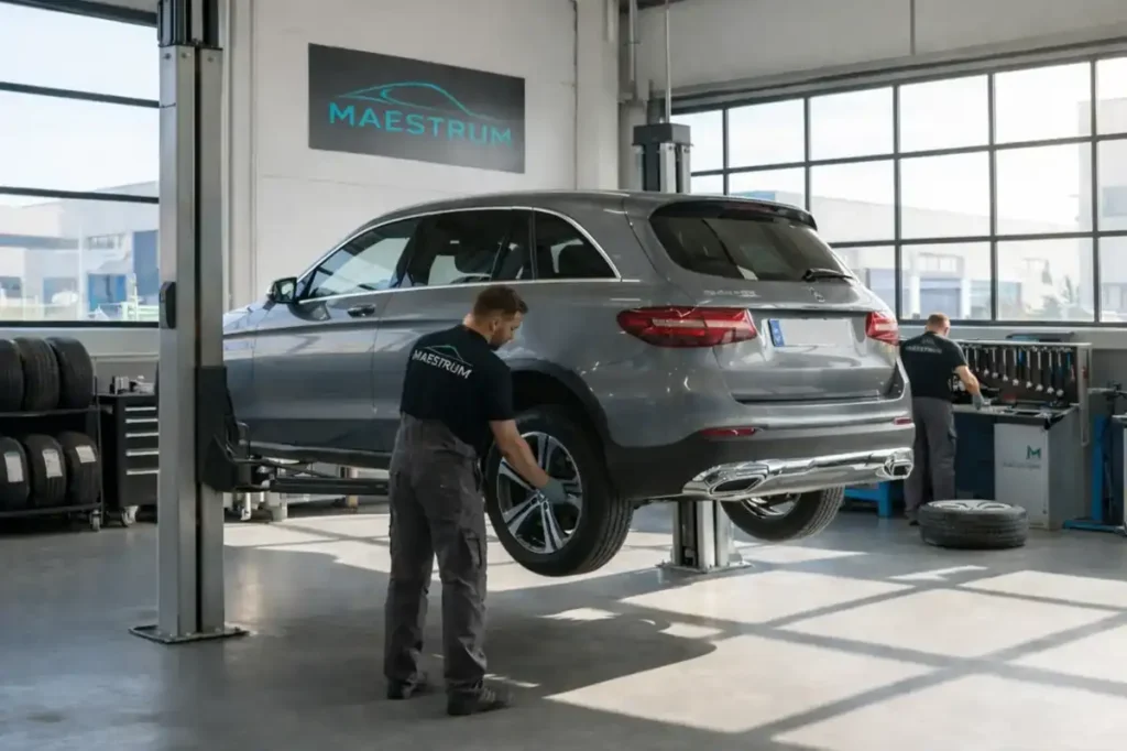 Cambio de neumáticos Mercedes GLC en Las Tablas