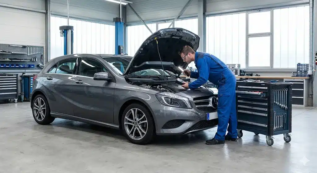 Revisión Mercedes Clase A en Las Tablas en taller especializado en Madrid